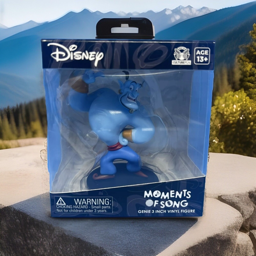 Disney Moments of Song Aladdin Genie 3" Vinyl Figure Sealed in‎ Box NIB NEW